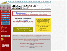 Tablet Screenshot of character-paris.org
